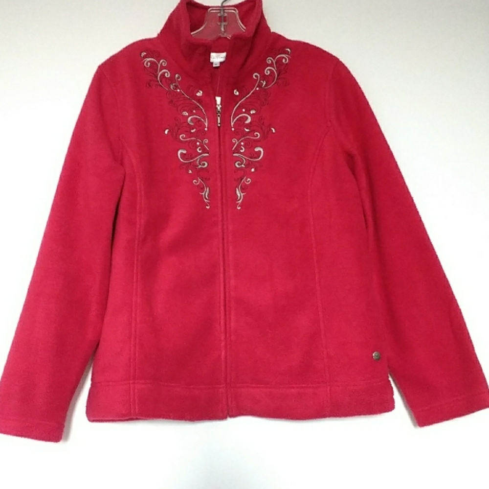 Northern Reflections Red Embroidered Jacket